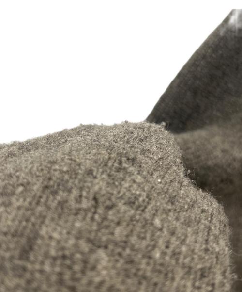 CELINE（セリーヌ）CELINE (セリーヌ) CELINE　カシミヤ混ウール タートルネック チェンキーニット グレー サイズ:Lの古着・服飾アイテム