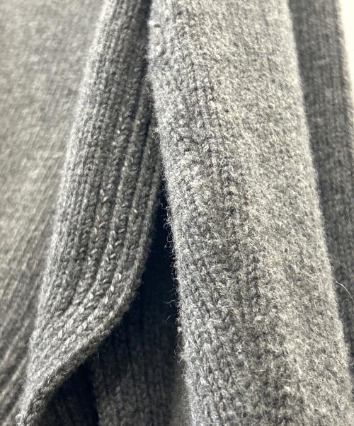 CELINE（セリーヌ）CELINE (セリーヌ) CELINE　カシミヤ混ウール タートルネック チェンキーニット グレー サイズ:Lの古着・服飾アイテム