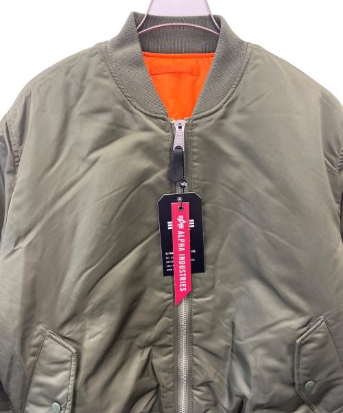 ALPHA（アルファ）ALPHA (アルファ) ALPHA 　MA-1 フライト ジャケット セージ サイズ:Lの古着・服飾アイテム