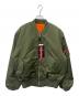 ALPHA（アルファ）の古着「ALPHA 　MA-1 フライト ジャケット」｜セージ