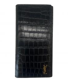 Saint Laurent Paris（サンローランパリ）の古着「Saint Laurent Paris　長財布」｜ブラック