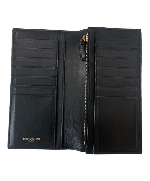Saint Laurent Paris（サンローランパリ）Saint Laurent Paris (サンローランパリ) Saint Laurent Paris　長財布 ブラックの古着・服飾アイテム