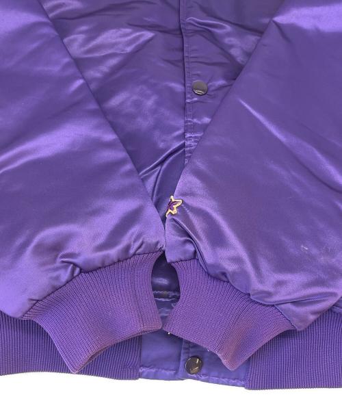 NBA（エヌビーエー）NBA (エヌビーエー) STARTER (スターター) NBA × STARTER LAレイカーズ スタジャン パープル サイズ:XLの古着・服飾アイテム