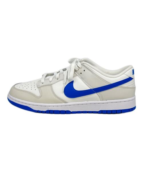 NIKE（ナイキ）NIKE (ナイキ) NIKE　Dunk Low Retro　ローカットスニーカー ホワイト×ブルー サイズ:30の古着・服飾アイテム
