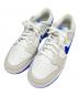 NIKE（ナイキ）の古着「NIKE　Dunk Low Retro　ローカットスニーカー」｜ホワイト×ブルー