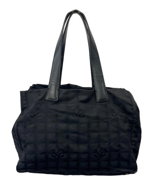 CHANEL（シャネル）CHANEL (シャネル) CHANEL　ニュートラベルライン　ナイロントートバッグ ブラックの古着・服飾アイテム