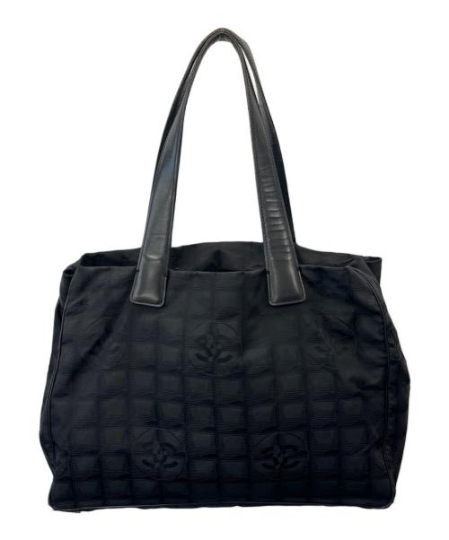 CHANEL（シャネル）CHANEL (シャネル) CHANEL　ニュートラベルライン　ナイロントートバッグ ブラックの古着・服飾アイテム
