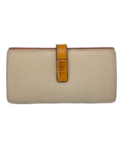 LOEWE（ロエベ）LOEWE (ロエベ) LOEWE　バーティカルウォレット　長財布 ベージュの古着・服飾アイテム