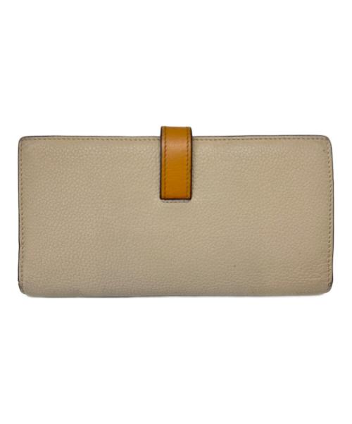 LOEWE（ロエベ）LOEWE (ロエベ) LOEWE　バーティカルウォレット　長財布 ベージュの古着・服飾アイテム