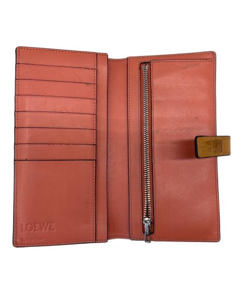 LOEWE（ロエベ）LOEWE (ロエベ) LOEWE　バーティカルウォレット　長財布 ベージュの古着・服飾アイテム