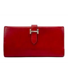 中古・古着通販】HERMES (エルメス) レザーマネークリップ オレンジ