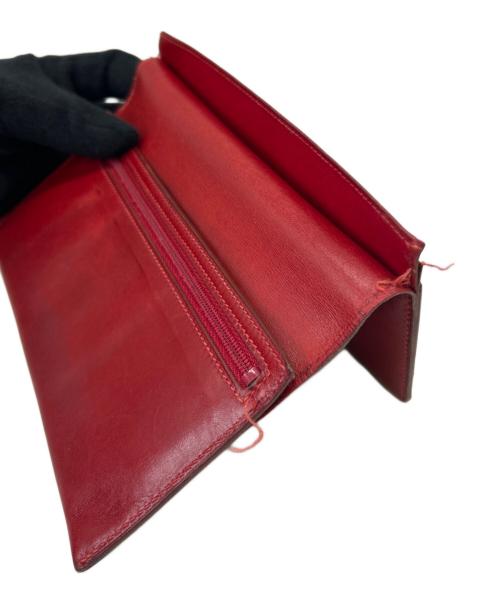 HERMES（エルメス）HERMES (エルメス) HERMES　長財布 レッドの古着・服飾アイテム