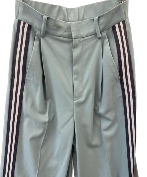 MAISON SPECIAL（メゾンスペシャル）MAISON SPECIAL (メゾンスペシャル) MAISON SPECIAL　Worsted Side Line Pants グリーン サイズ:36の古着・服飾アイテム