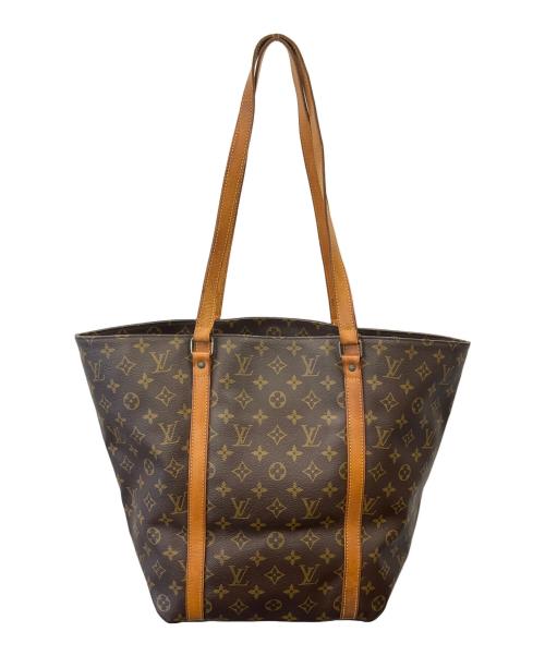 LOUIS VUITTON（ルイ ヴィトン）LOUIS VUITTON (ルイ ヴィトン) LOUIS VUITTON　サックショッピング　モノグラム　ショルダートートバッグ ブラウンの古着・服飾アイテム