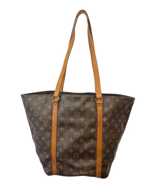 LOUIS VUITTON（ルイ ヴィトン）LOUIS VUITTON (ルイ ヴィトン) LOUIS VUITTON　サックショッピング　モノグラム　ショルダートートバッグ ブラウンの古着・服飾アイテム