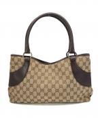 GUCCIグッチ）の古着「GUCCI　ハンドバッグ」｜ベージュ
