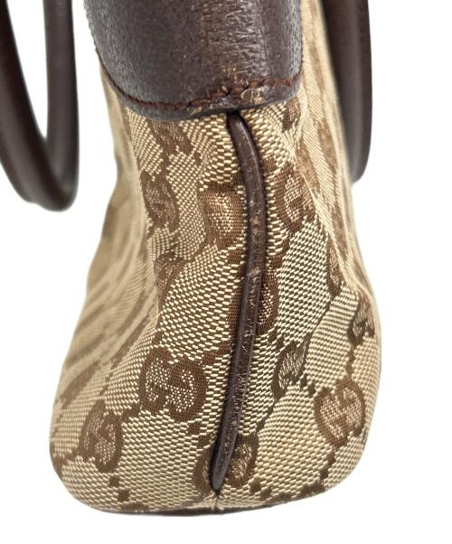 GUCCI（グッチ）GUCCI (グッチ) GUCCI　ハンドバッグ ベージュの古着・服飾アイテム