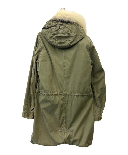 green（グリーン）green (グリーン) ライナー付モッズコート カーキ サイズ:3Lの古着・服飾アイテム