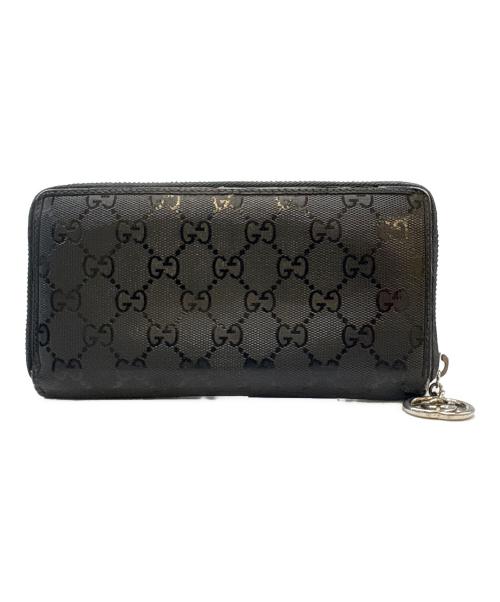 GUCCI（グッチ）GUCCI (グッチ) GUCCI　GGインプリメ　長財布 ブラックの古着・服飾アイテム