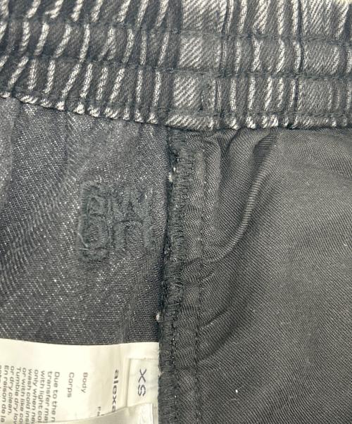 ALEXANDER WANG（アレキサンダー・ワン）ALEXANDER WANG (アレキサンダーワン) ALEXANDER WANG　デニムジョガーパンツ ブラック サイズ:XSの古着・服飾アイテム