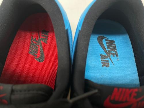 NIKE（ナイキ）NIKE (ナイキ) NIKE　WMNS Air Jordan 1 Retro Low OG ブラック×レッド サイズ:26.5の古着・服飾アイテム