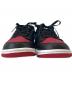 中古・古着 NIKE (ナイキ) NIKE　WMNS Air Jordan 1 Retro Low OG ブラック×レッド サイズ:26.5：6000円