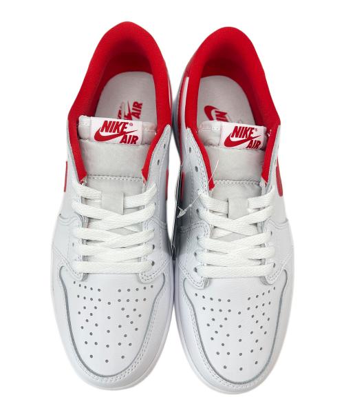 NIKE（ナイキ）NIKE (ナイキ) NIKE　AIR JORDAN 1 RETRO LOW ホワイト×レッド サイズ:26.5の古着・服飾アイテム