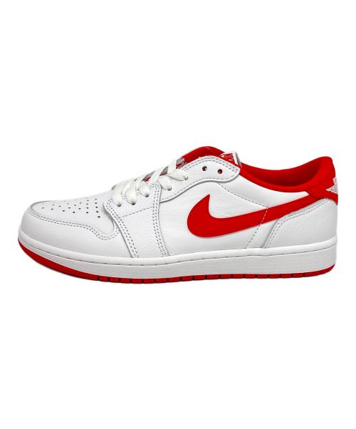 NIKE（ナイキ）NIKE (ナイキ) NIKE　AIR JORDAN 1 RETRO LOW ホワイト×レッド サイズ:26.5の古着・服飾アイテム