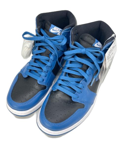 NIKE（ナイキ）NIKE (ナイキ) NIKE　AIR JORDAN 1 RETRO HIGH OG　ハイカットスニーカー ブルー×ブラック サイズ:26.5の古着・服飾アイテム