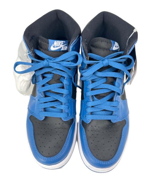 NIKE（ナイキ）NIKE (ナイキ) NIKE　AIR JORDAN 1 RETRO HIGH OG　ハイカットスニーカー ブルー×ブラック サイズ:26.5の古着・服飾アイテム