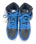 NIKE (ナイキ) NIKE　AIR JORDAN 1 RETRO HIGH OG　ハイカットスニーカー ブルー×ブラック サイズ:26.5：9000円