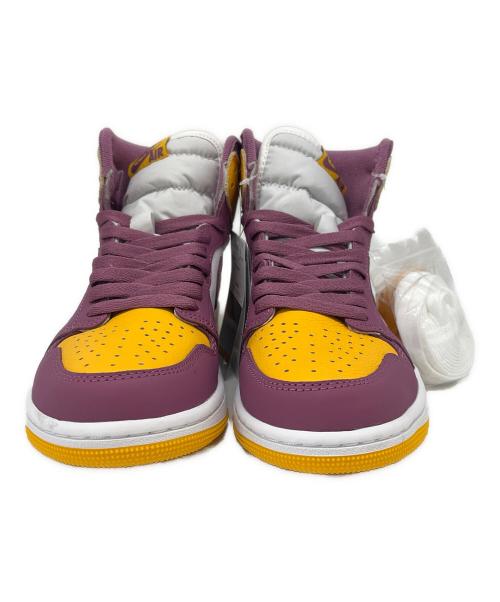NIKE（ナイキ）NIKE (ナイキ) NIKE  AIR JORDAN 1 RETRO HIGH OG イエロー×パープル サイズ:26.5の古着・服飾アイテム