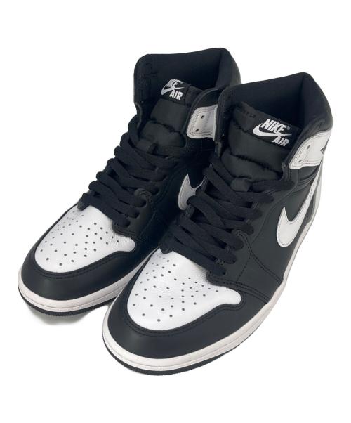 NIKE（ナイキ）NIKE (ナイキ) NIKE　AIR JORDAN 1 RETRO HIGH OG ブラック×ホワイト サイズ:26.5の古着・服飾アイテム