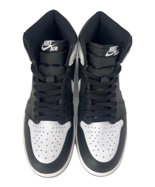NIKE（ナイキ）NIKE (ナイキ) NIKE　AIR JORDAN 1 RETRO HIGH OG ブラック×ホワイト サイズ:26.5の古着・服飾アイテム