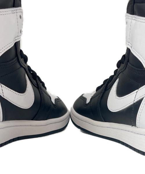 NIKE（ナイキ）NIKE (ナイキ) NIKE　AIR JORDAN 1 RETRO HIGH OG ブラック×ホワイト サイズ:26.5の古着・服飾アイテム