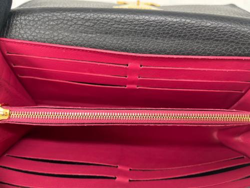 LOUIS VUITTON（ルイ ヴィトン）LOUIS VUITTON (ルイ ヴィトン) LOUIS VUITTON　ポルトフォイユ・カプシーヌ　長財布 ブラックの古着・服飾アイテム