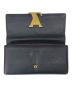中古・古着 LOUIS VUITTON (ルイ ヴィトン) LOUIS VUITTON　ポルトフォイユ・カプシーヌ　長財布 ブラック：25000円