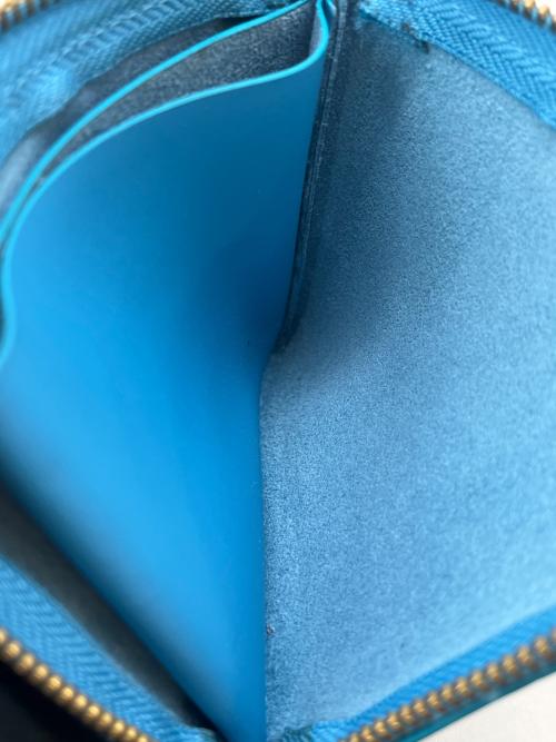 COMME des GARCONS（コムデギャルソン）COMME des GARCONS (コムデギャルソン) COMME des GARCONS 　L字ファスナーウォレット ターコイズブルーの古着・服飾アイテム