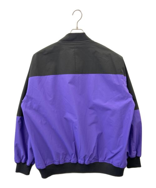 SILAS（サイラス）SILAS (サイラス) SILAS　ボマージャケット ブラック×パープル サイズ:XLの古着・服飾アイテム