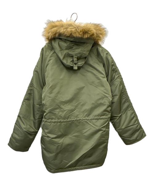 ALPHA INDUSTRIES（アルファインダストリーズ）ALPHA INDUSTRIES (アルファインダストリーズ) N-3Bフライトジャケット オリーブ サイズ:XLの古着・服飾アイテム