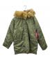 ALPHA INDUSTRIES（アルファインダストリーズ）の古着「N-3Bフライトジャケット」｜オリーブ