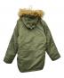 ALPHA INDUSTRIES (アルファインダストリーズ) N-3Bフライトジャケット オリーブ サイズ:XL：14000円