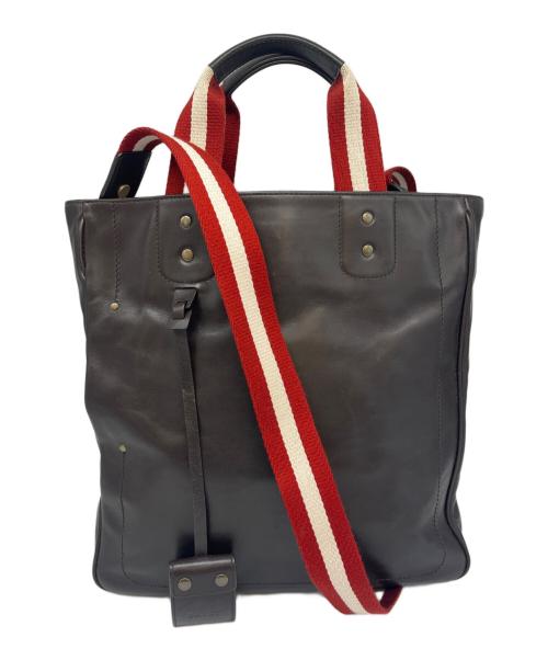 BALLY（バリー）BALLY (バリー) BALLY TENIRO GYIL  2wayトートバッグ ブラウンの古着・服飾アイテム