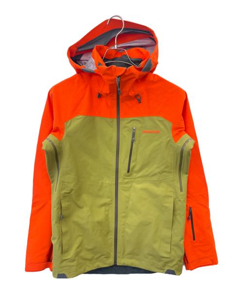 Patagonia（パタゴニア）Patagonia (パタゴニア) ナイロンパーカー オレンジ×グリーン サイズ:XSの古着・服飾アイテム