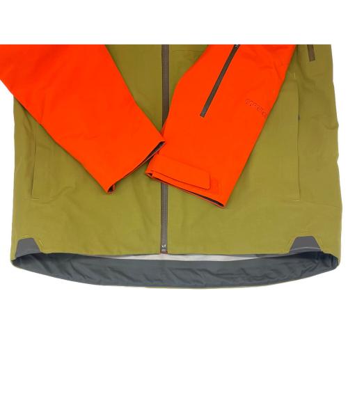Patagonia（パタゴニア）Patagonia (パタゴニア) ナイロンパーカー オレンジ×グリーン サイズ:XSの古着・服飾アイテム
