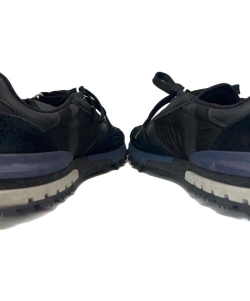 LACOSTE（ラコステ）LACOSTE (ラコステ) LACOSTE　ELITE ACTIVE 223　ローカットスニーカー ブラック×ネイビー サイズ:UK9の古着・服飾アイテム