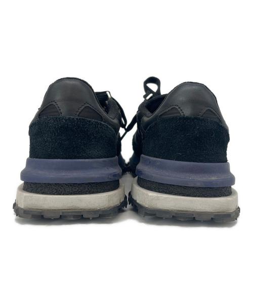 LACOSTE（ラコステ）LACOSTE (ラコステ) LACOSTE　ELITE ACTIVE 223　ローカットスニーカー ブラック×ネイビー サイズ:UK9の古着・服飾アイテム