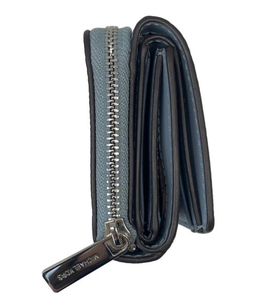 MICHAEL KORS（マイケル・コース）MICHAEL KORS (マイケル・コース) MICHAEL KORS 　3つ折り財布 ブルーの古着・服飾アイテム