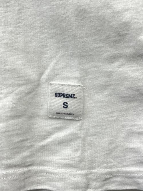 SUPREME（シュプリーム）Supreme (シュプリーム) Supreme　Plaid Applique S/S　半袖Tシャツ ホワイト サイズ:Sの古着・服飾アイテム