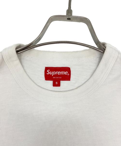 SUPREME（シュプリーム）Supreme (シュプリーム) Supreme　Plaid Applique S/S　半袖Tシャツ ホワイト サイズ:Sの古着・服飾アイテム